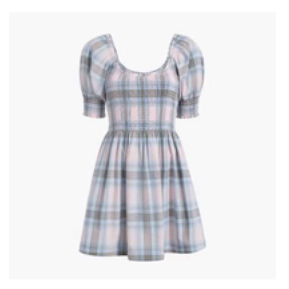 Hill House Home Naia Nap Dress in plaid size XS